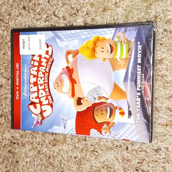 Fox 20th Century | Media | Captain Underpants Dvd | Poshmark